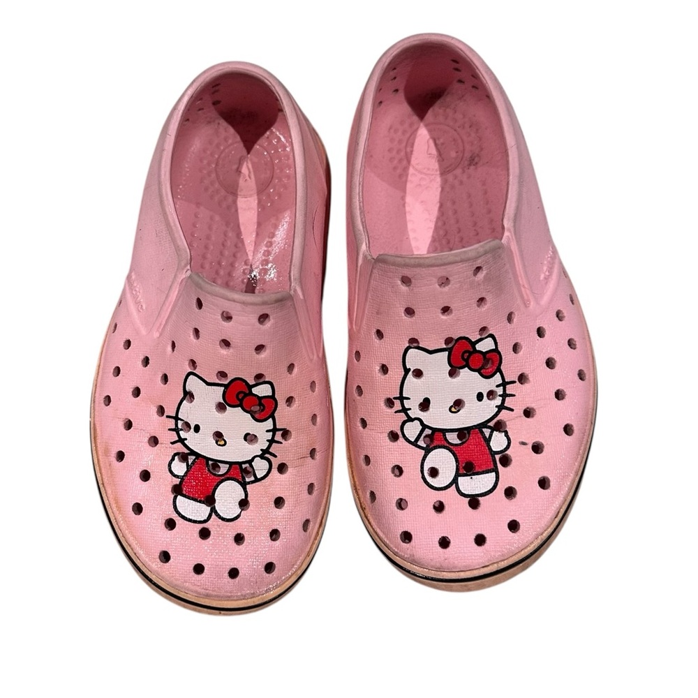 Native Miles Print x Hello Kitty Slip‎ On Shoes Toddler Size 10 Pink